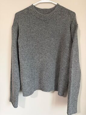 American Eagle Outfitters Gray Crewneck Sweater